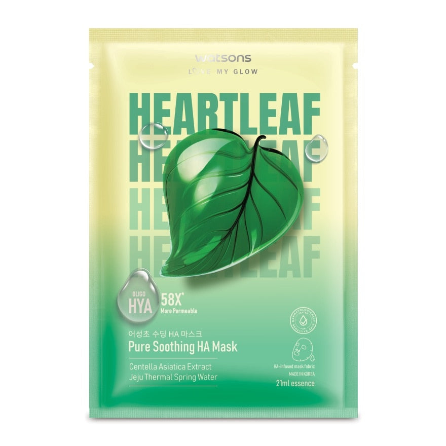 Watsons Heartleaf Pure Soothing HA Mask