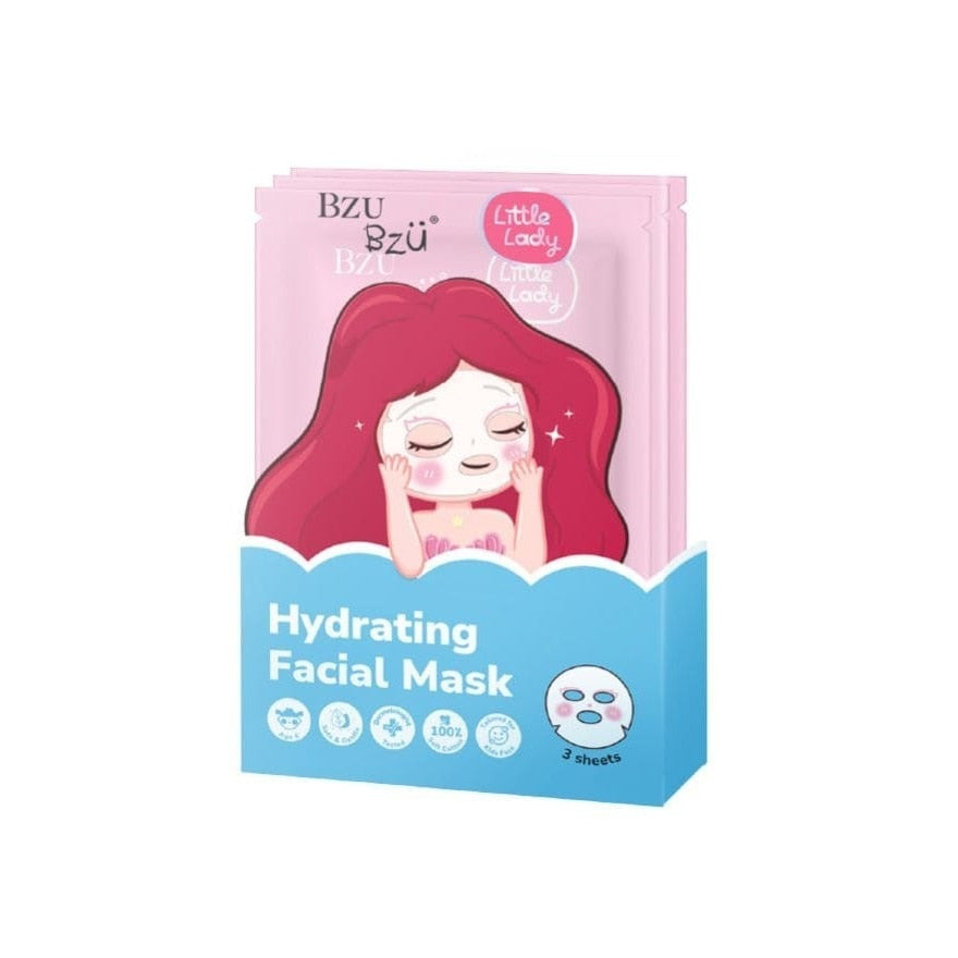 Bzu Bzu Little Lady Hydrating Facial Mask 3sheets