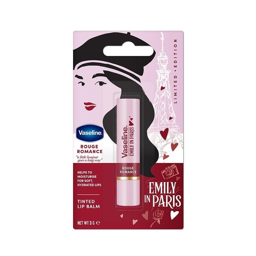 Vaseline Emily In Paris Rouge Romance Tinted Lip Balm 3 g.
