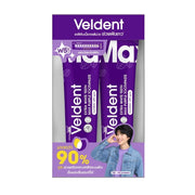 Veldent Toothpaste Extra White Teeth Max Purple Twin Pack 80g
