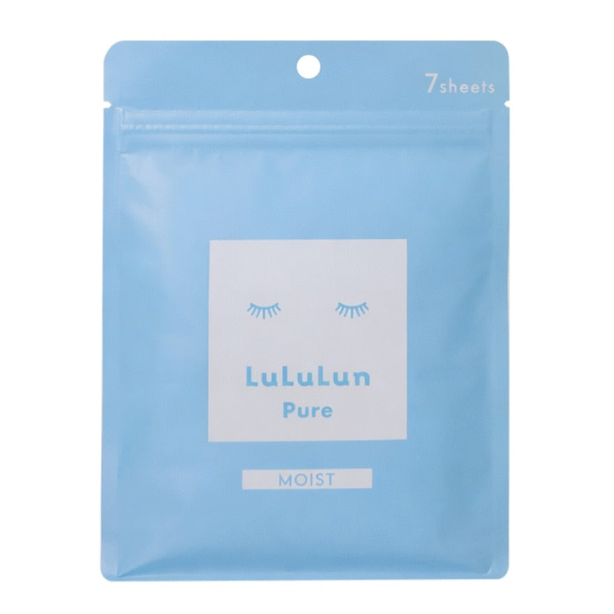 LuLuLun Face Mask Pure Blue 6FSR 7pcs