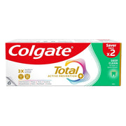 COLGATE Toothpaste Total Deep Clean Gel Twin Pack 150g