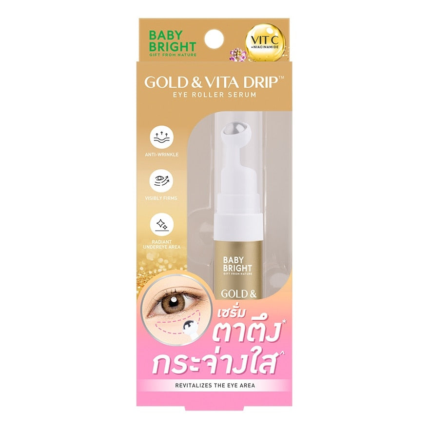 Baby Bright Gold Vita Drip Eye Roller Serum 10ml
