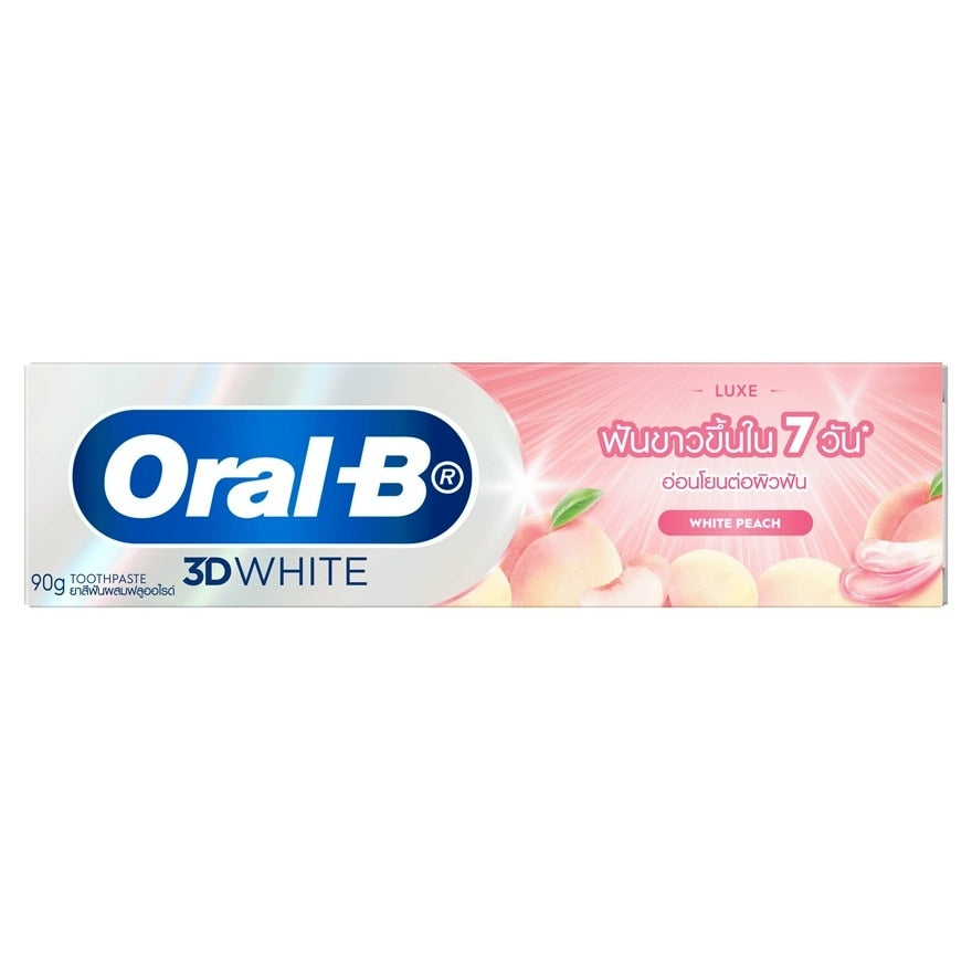 ORAL-B Toothpaste 3DWhite Luxe White Peach 90g