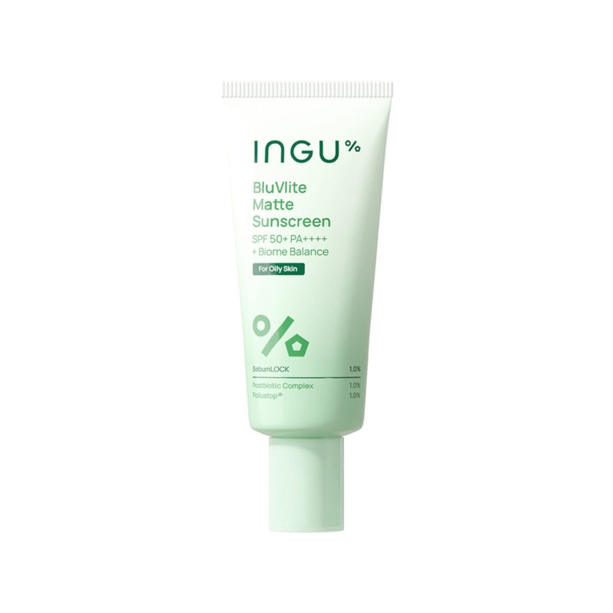 INGU BluVlite Matte Sunscreen SPF50+ PA++++ +Biome Balance 50 g.