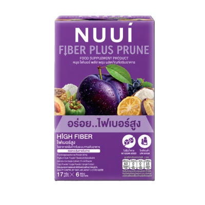 Nuui Fiber Plus Prune17gX6 Sac