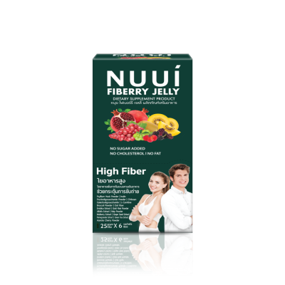 Nuui Fiber Jelly 25gx6Sac