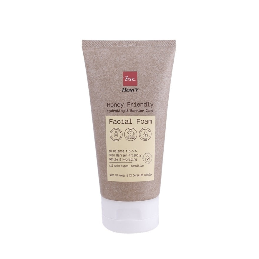 Honei V BSC Honey Friendly Hydrating Barrier Care Facial Foam 100g
