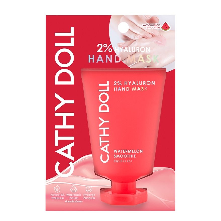 Cathy Doll Hand Mask 2 Hyaluron Watermelon Smoothie 60g