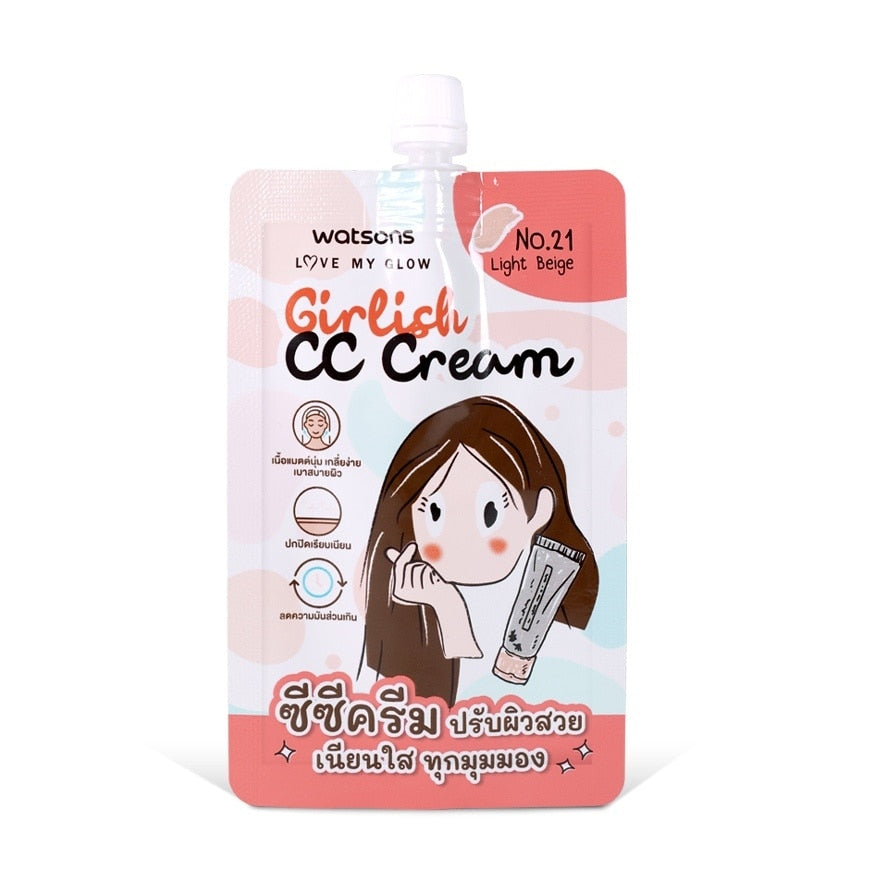Watsons Girlish CC Cream No.21 Light Beige 7 g