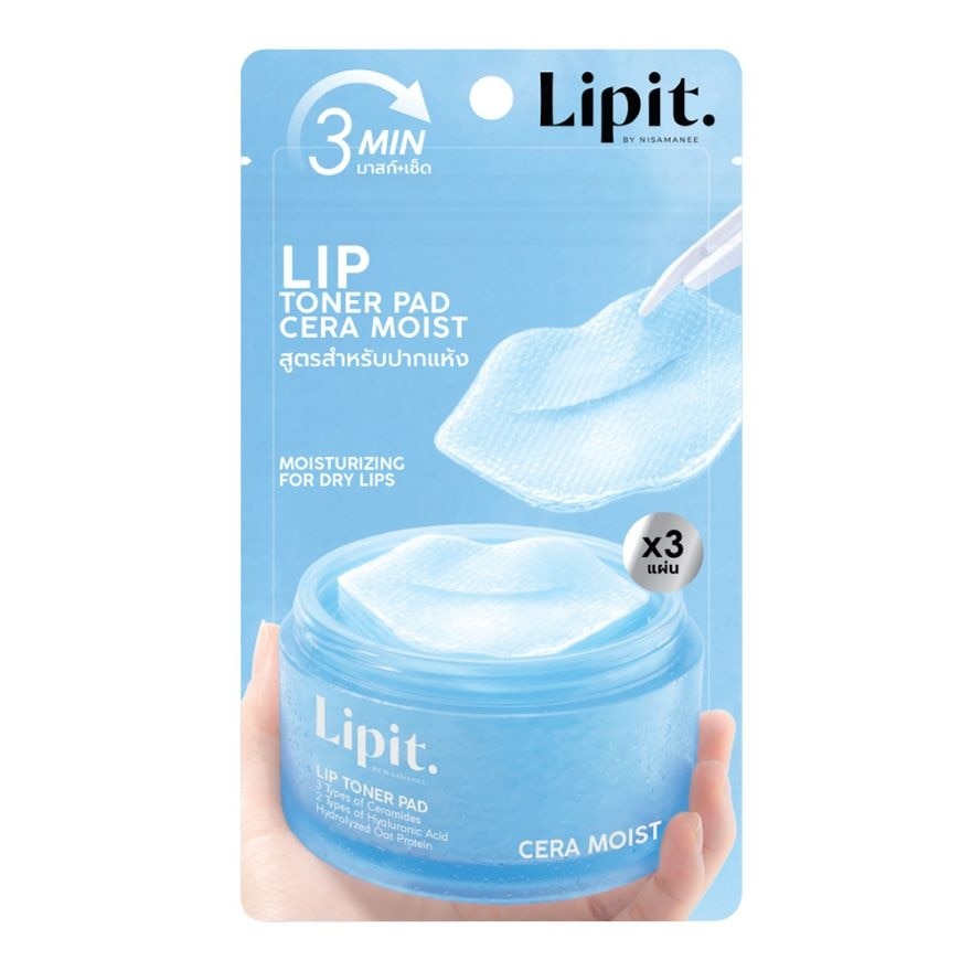 Lip It Toner Pad Cera Moist 3pcs