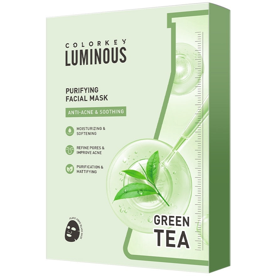 COLORKEY Luminous Purifying Facial Mask 10pcs 25ml