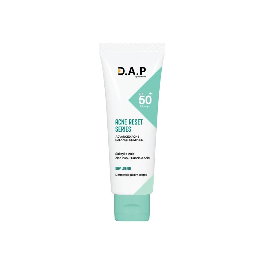 Dermaction Plus by Watsons D.A.P by Watsons Acne Reset Series SPF50+ PA++++ Day Lotion 20ml