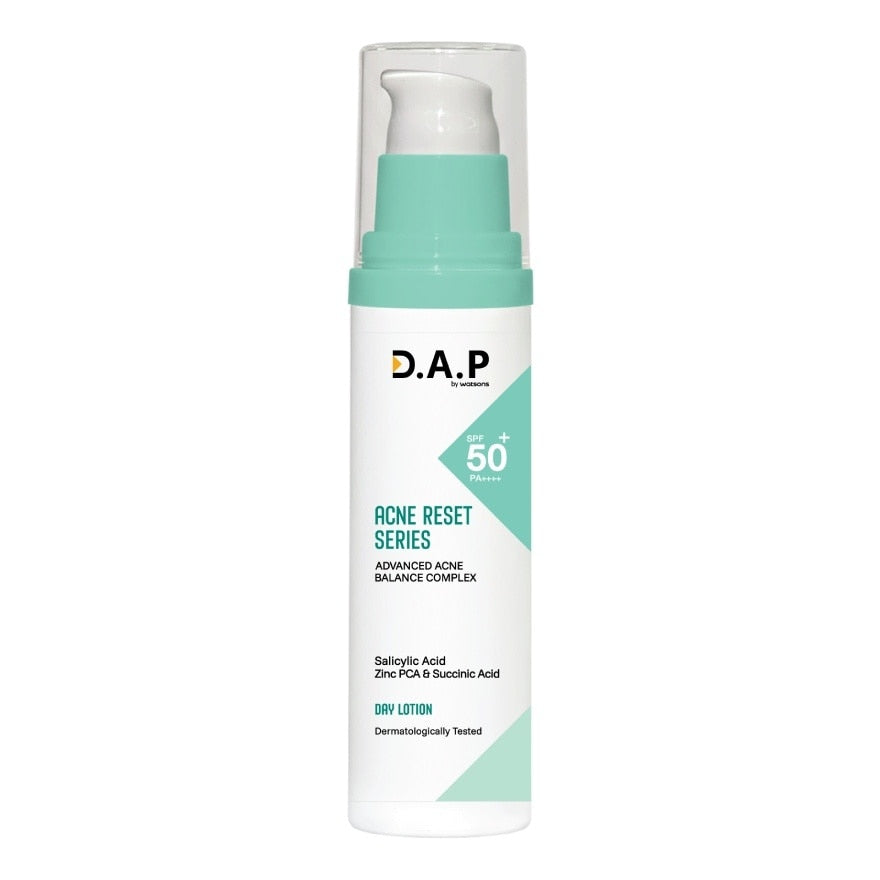 Dermaction Plus by Watsons D.A.P by Watsons Acne Reset Series SPF50+ PA++++ Day Lotion 40ml