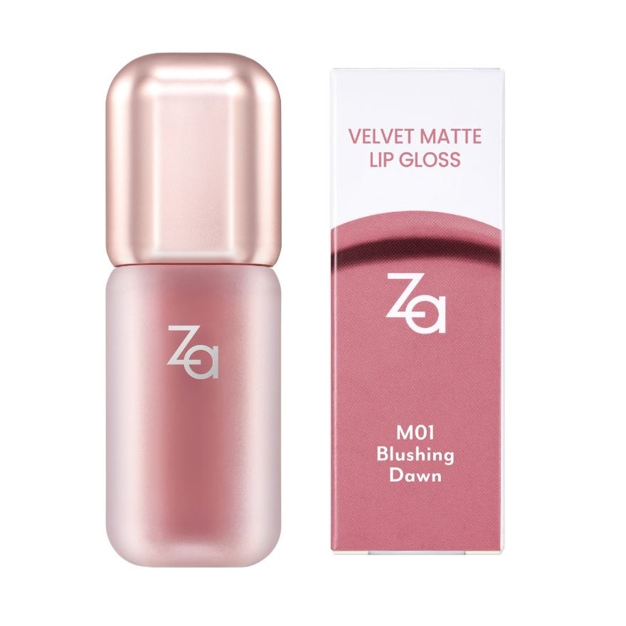ZA Velvet Matte Lip Gloss 3.2g #M01