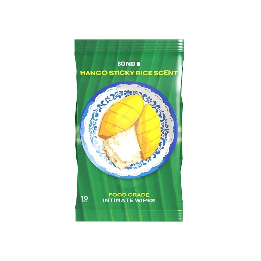BOND Men Intimate Wipe Mango Sticky Rice Scent 10pcs