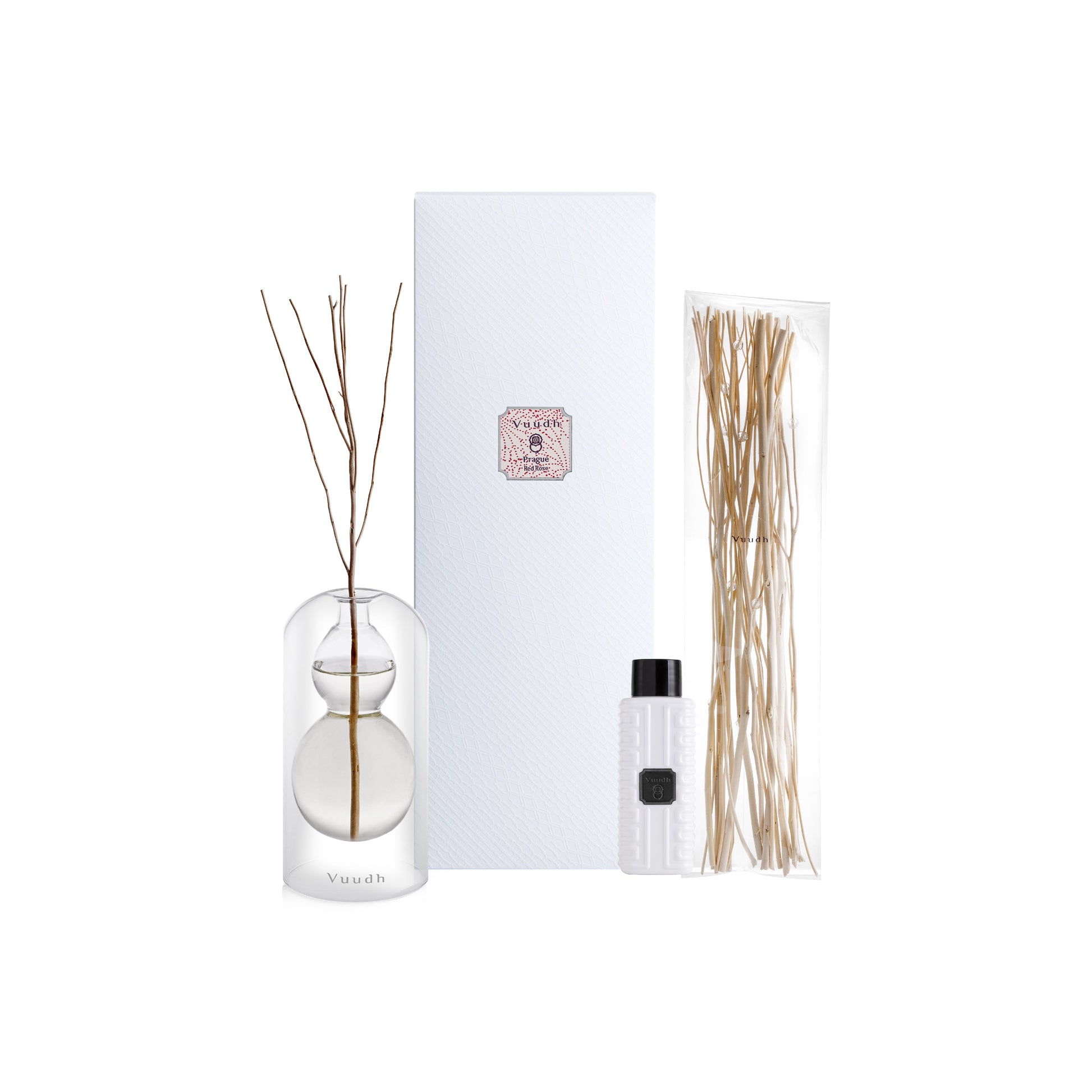 Harnn Vuudh Immortality Diffuser Set - Prague (Red Rose) 120 ml.
