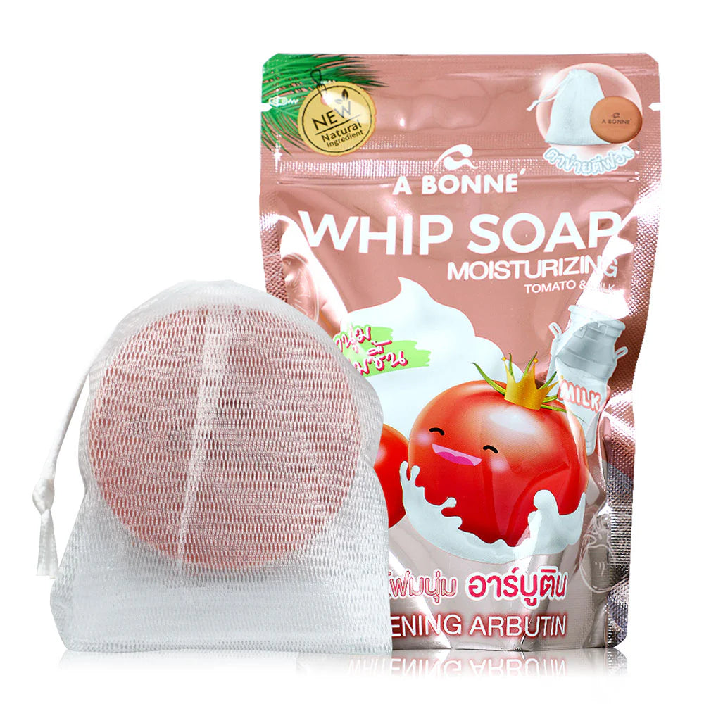 A Bonne Whip Soap Moisturizing Tomato & Milk 100g