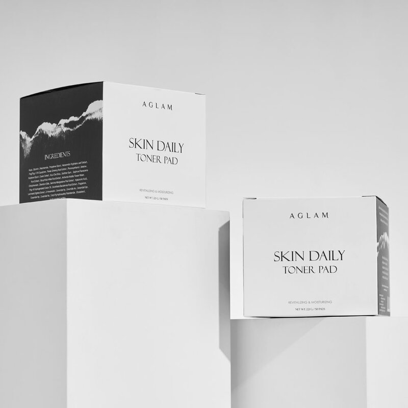 AGLAM Skin Daily Toner Pad 221g [60 Pads]