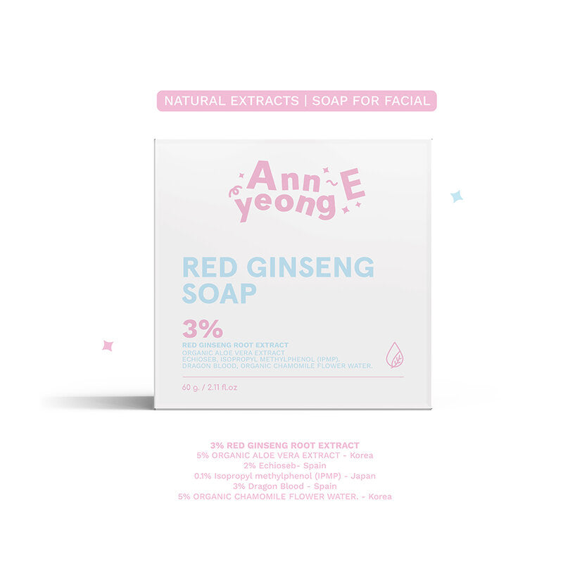 Annyeong E Red Ginseng Soap 60g