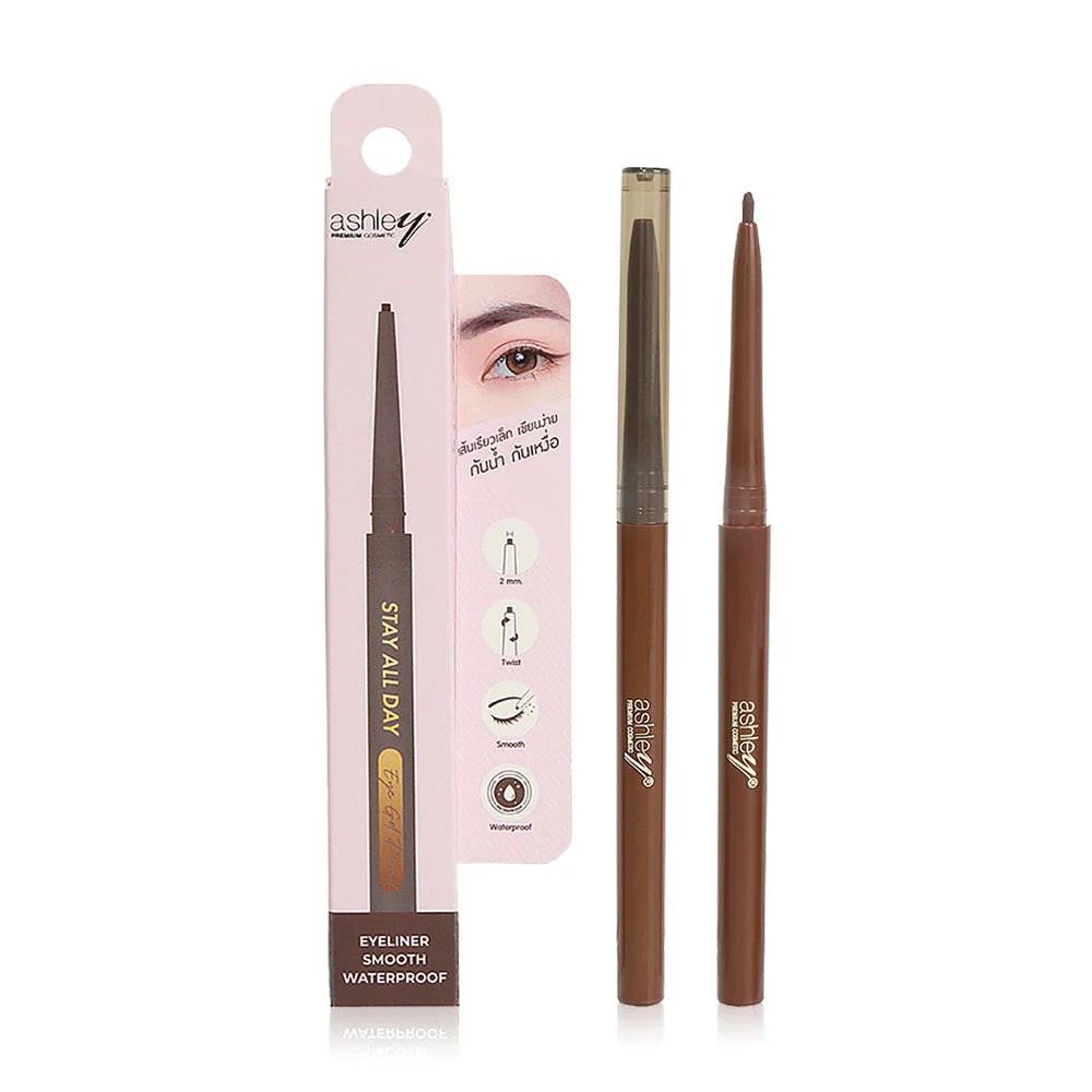 Ashley Eye Gel Pencil 0.15g #02 Dark Brown
