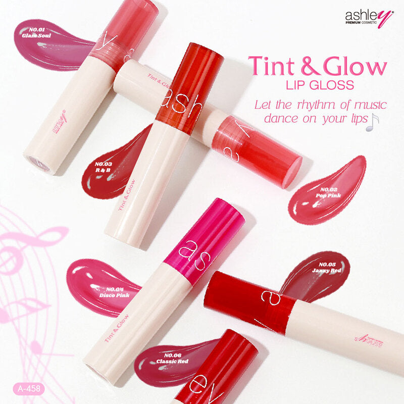 Ashley Tint & Glow Lip Gloss 2g #03 R&B