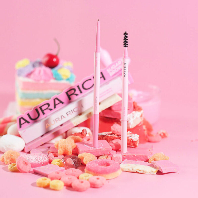 Aura Rich Sugar Brow Eyebrow Pencil 0.2g #02 Dark Brown