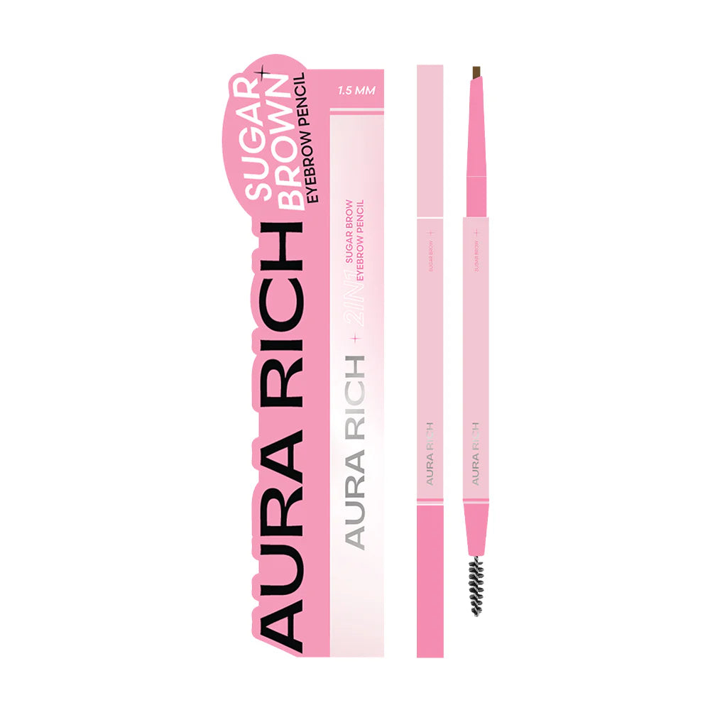 Aura Rich Sugar Brow Eyebrow Pencil 0.2g #03 Tea And Coffee