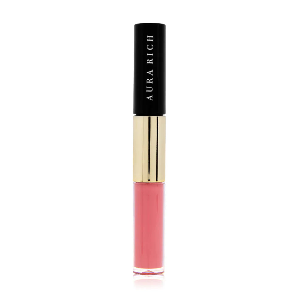 Aura Rich Hya Lip Duo Matte Liquid And Gloss 3g - #02