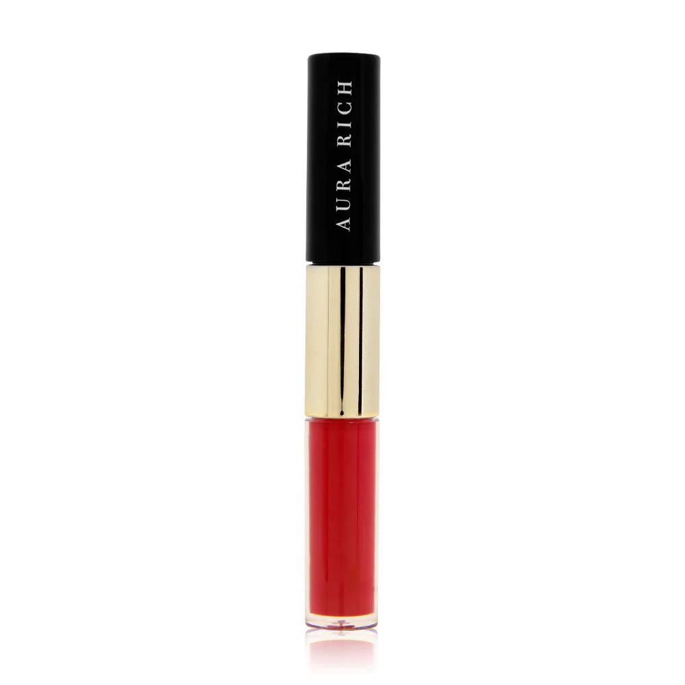 Aura Rich Hya Lip Duo Matte Liquid And Gloss 3g - #08