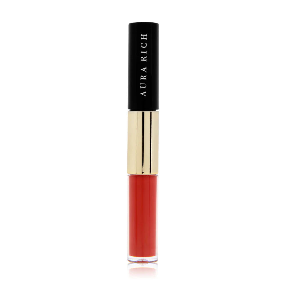 Aura Rich Hya Lip Duo Matte Liquid And Gloss 3g #09