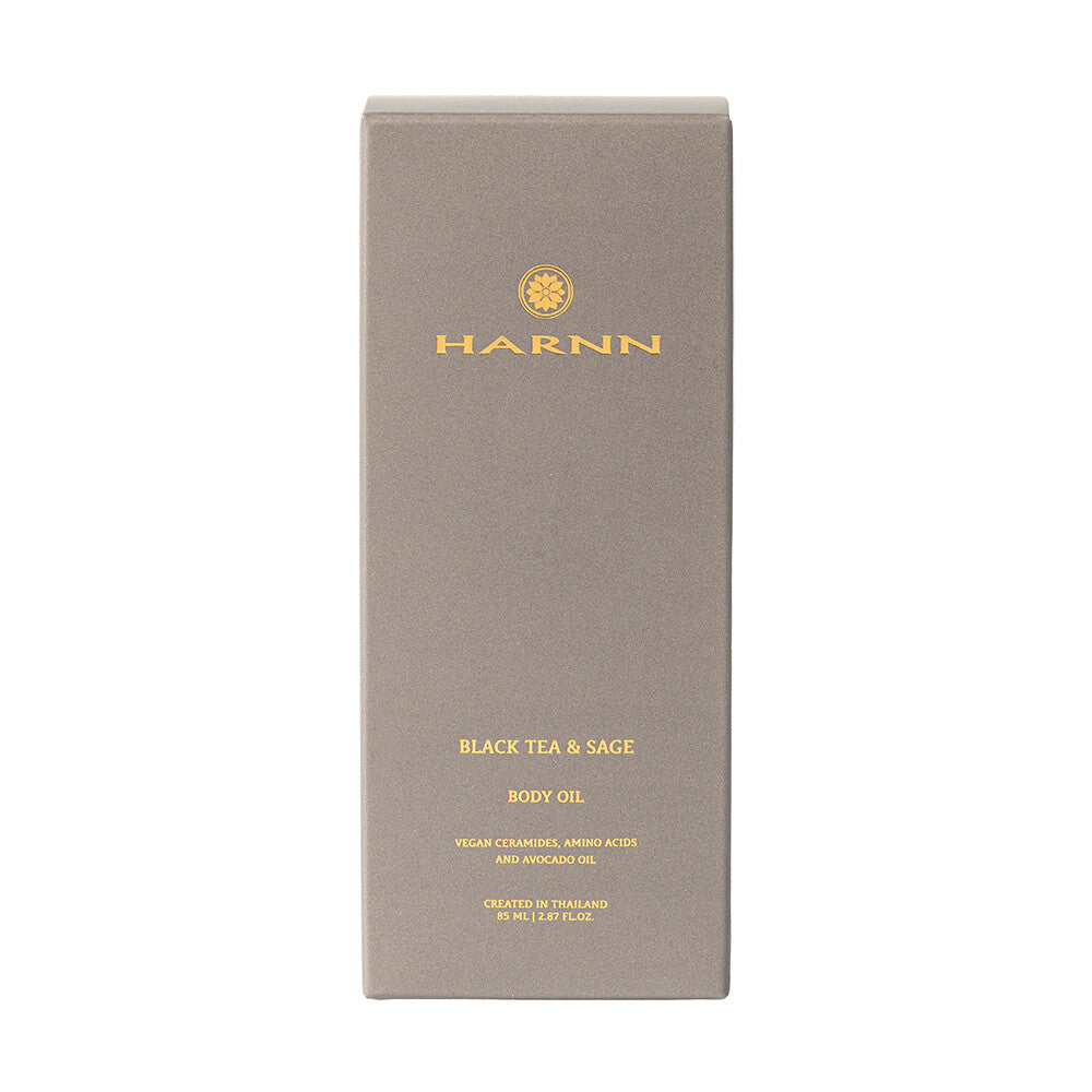 Harnn Body Oil - Black Tea & Sage 85 ml.