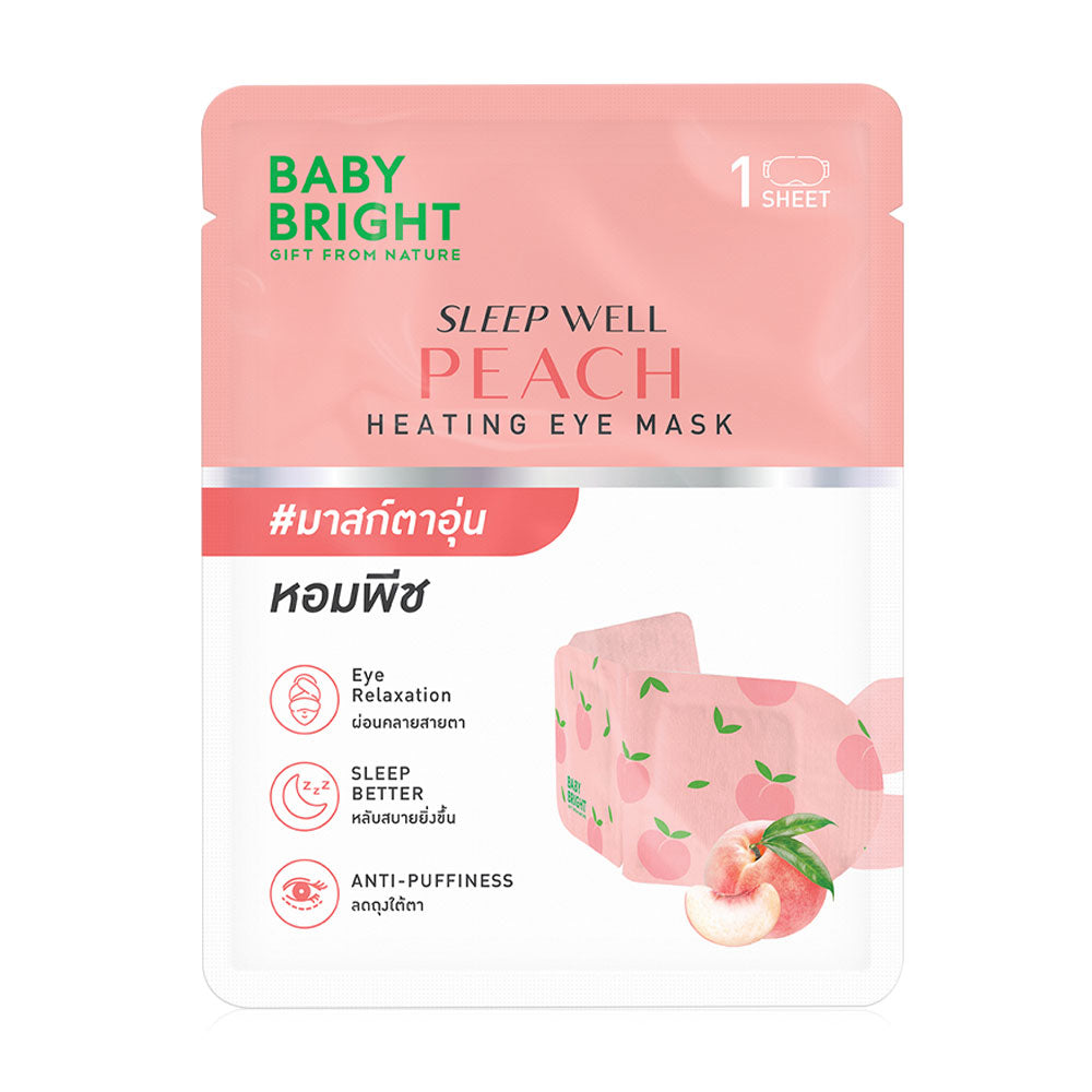 Baby Bright Eye Mask - Peach Heating Formula - Beauty Buddy