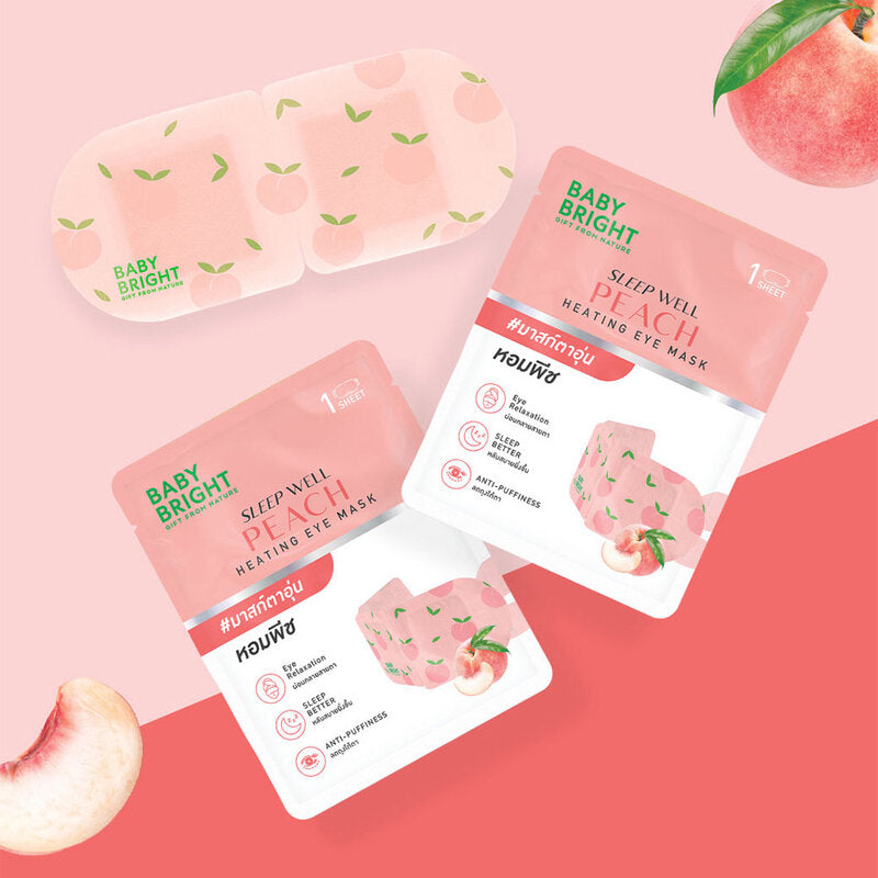 Baby Bright Eye Mask - Peach Heating Formula - Beauty Buddy
