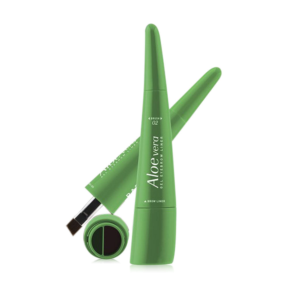 Baby Bright Eyebrow Liner - Aloe Vera Gel, Dark Brown - Beauty Buddy
