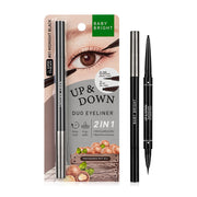 Baby Bright Up And Down Duo Eyeliner [0.1g+0.35g] - #01 Midnight Black