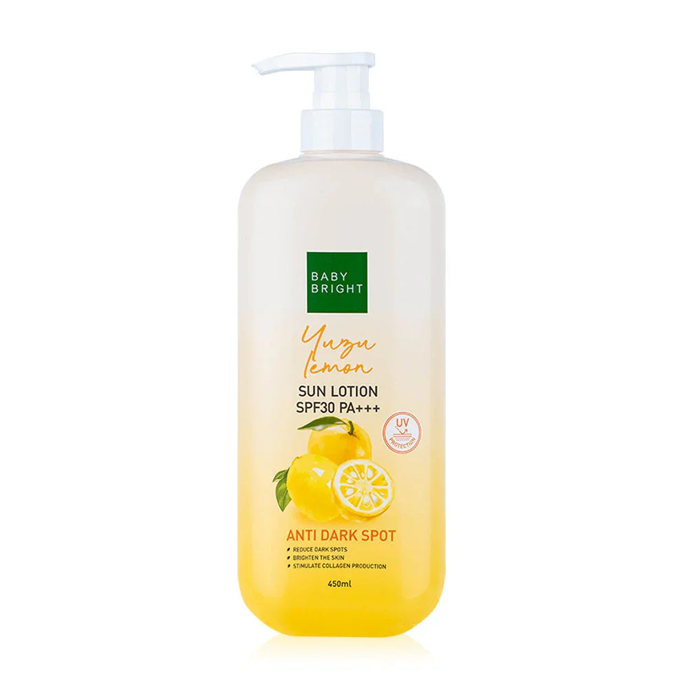 Baby Bright Sun Lotion - Yuzu Lemon SPF30 PA+++ - Beauty Buddy