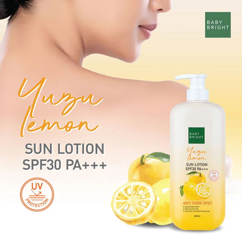 Baby Bright Sun Lotion - Yuzu Lemon SPF30 PA+++ - Beauty Buddy