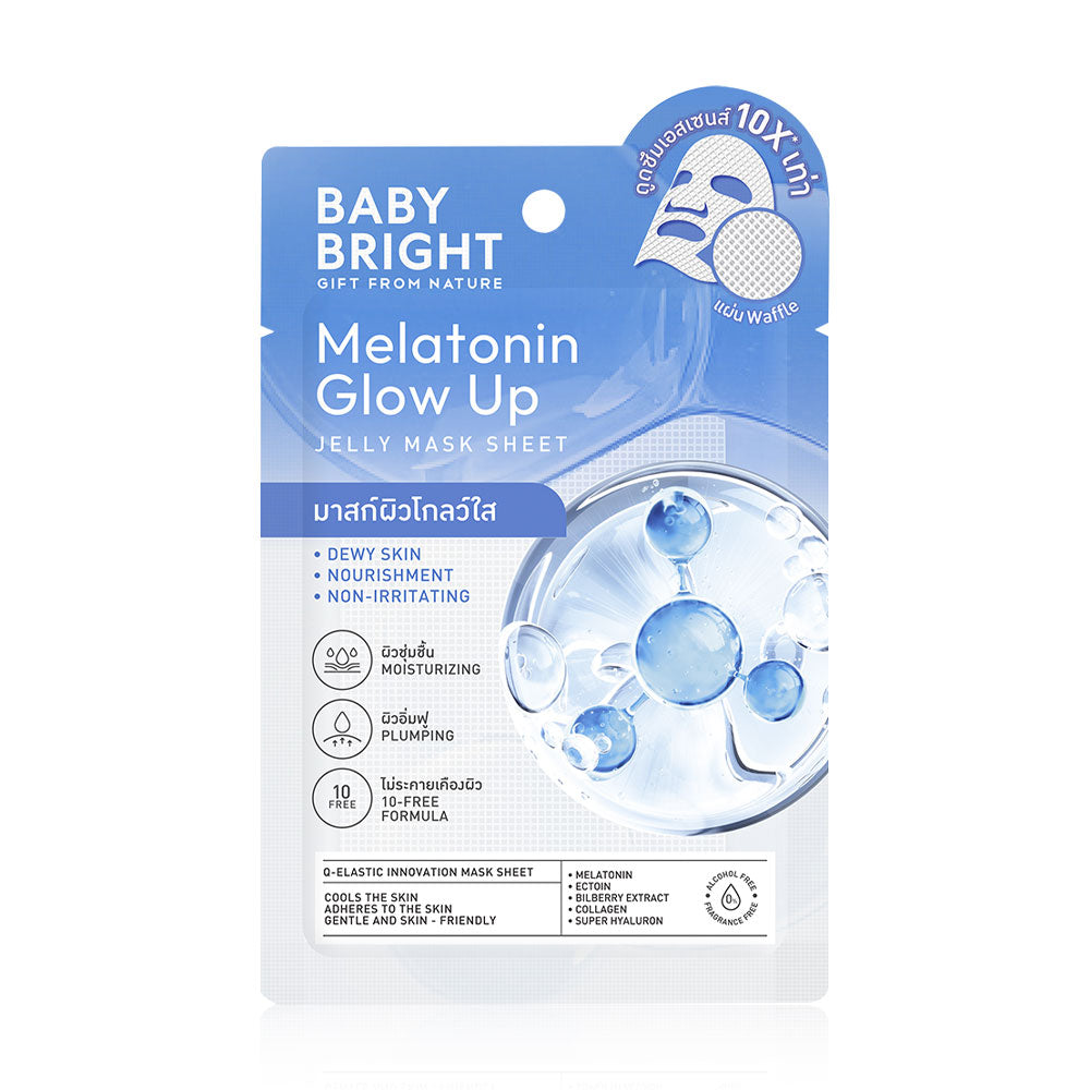 Baby Bright Melatonin Glow Up Jelly Mask Sheet 25g