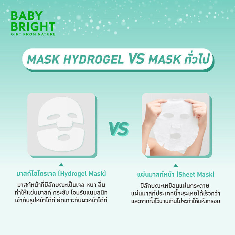 Baby Bright Rejulight Fill-Lagen Hydrogel Mask 20g