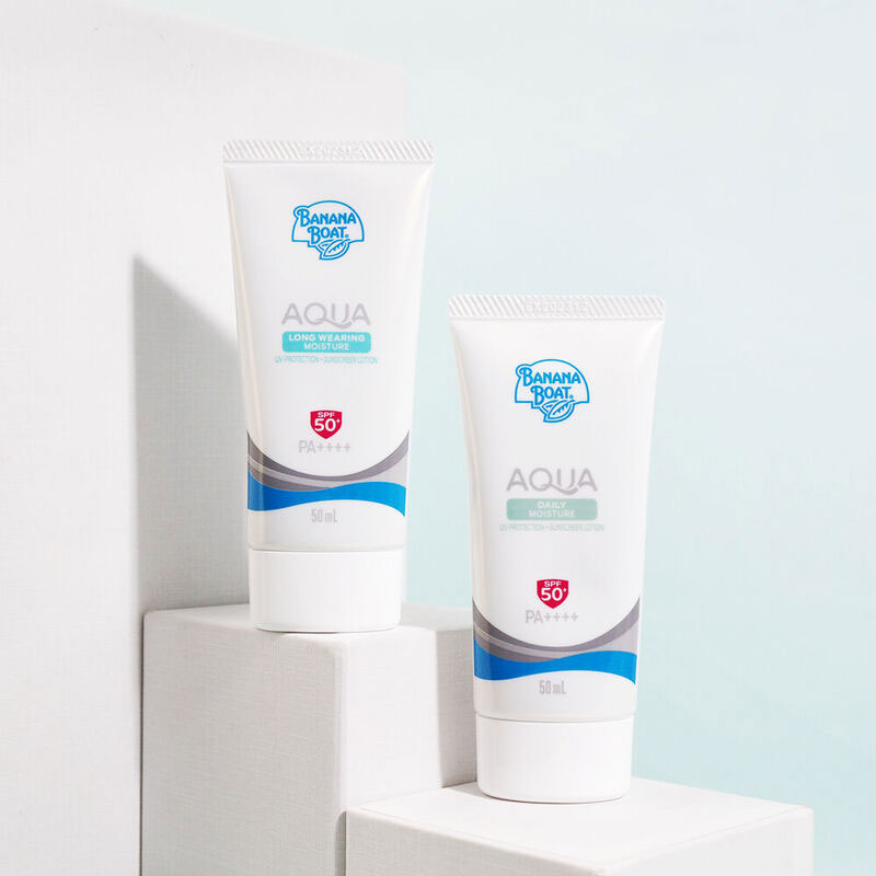 Banana Boat Aqua Long Wearing Moisture UV Protection Sunscreen Lotion SPF50+/PA++++ 50ml