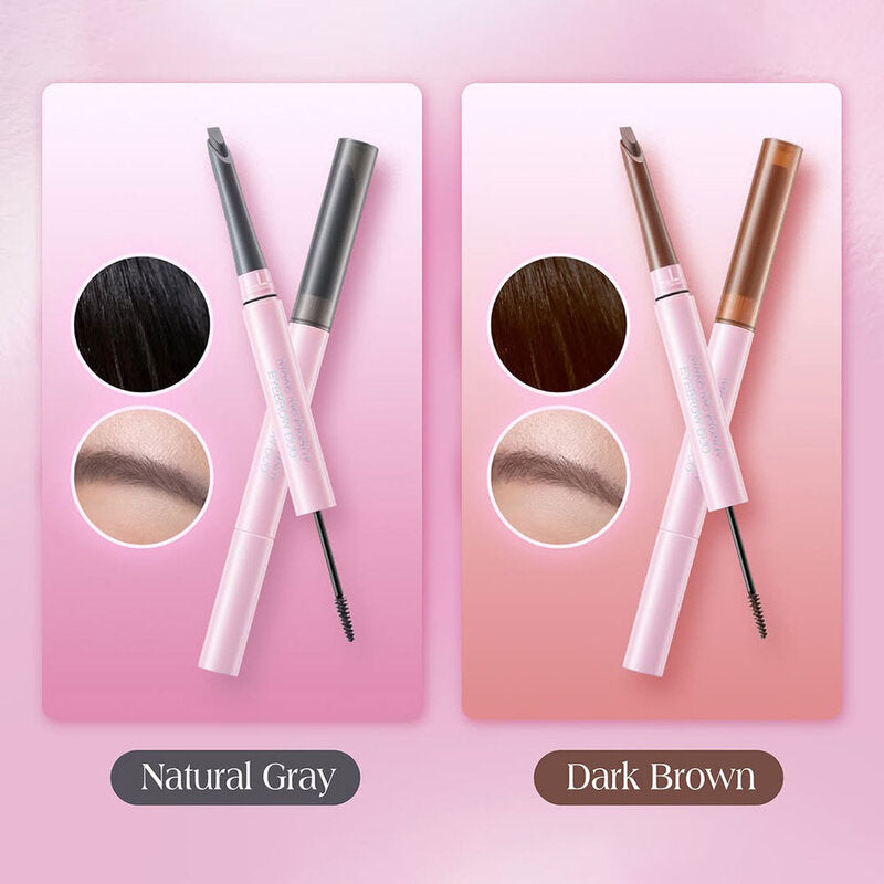 barenbliss Plushy Eyebrow Duo 1.2g #Dark Brown