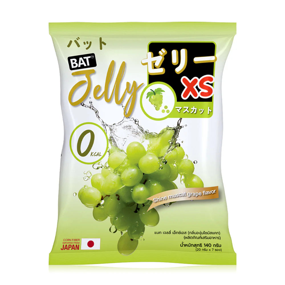 BAT Jelly XS Shine Muscat Grape Flavor 20g x 7 Sachets