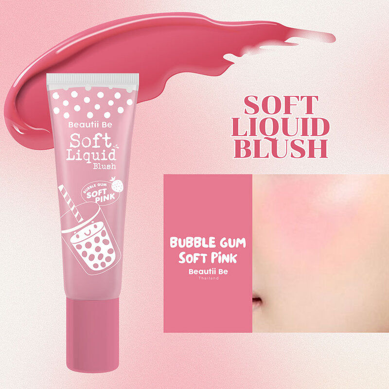 Beautii Be Soft Liquid Blush 8g #01 Pink