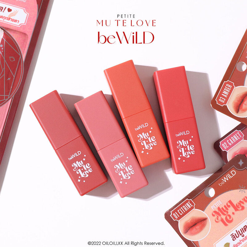 beWiLD Lipstick - Semi-Matte #01 Citrine - Beauty Buddy