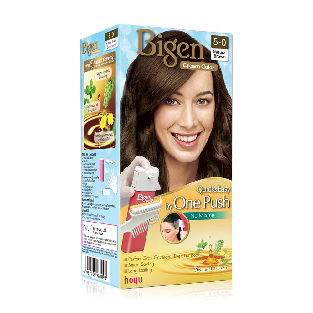 Bigen Cream Color 208g #Natural Brown