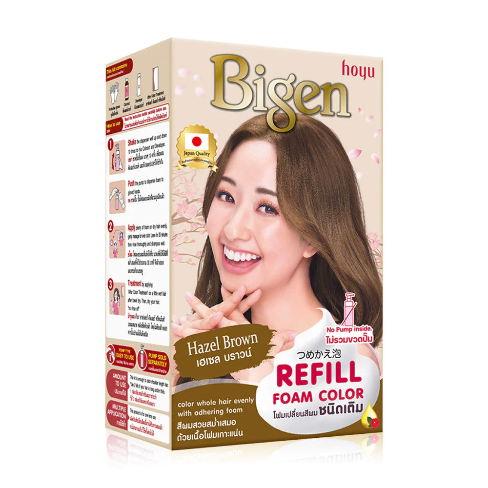Bigen Refill Foam Color 223g #Hazel Brown