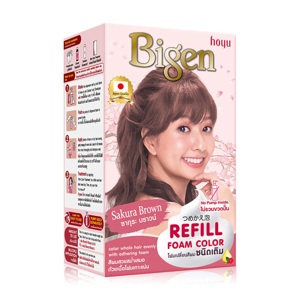Bigen Refill Foam Color 223g #Sakura Brown