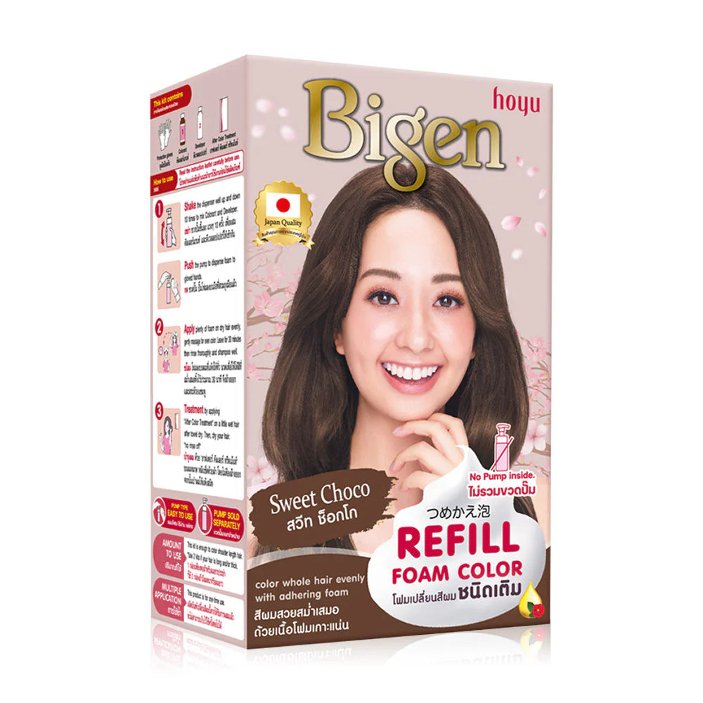 Bigen Refill Foam Color 223g #Sweet Choco