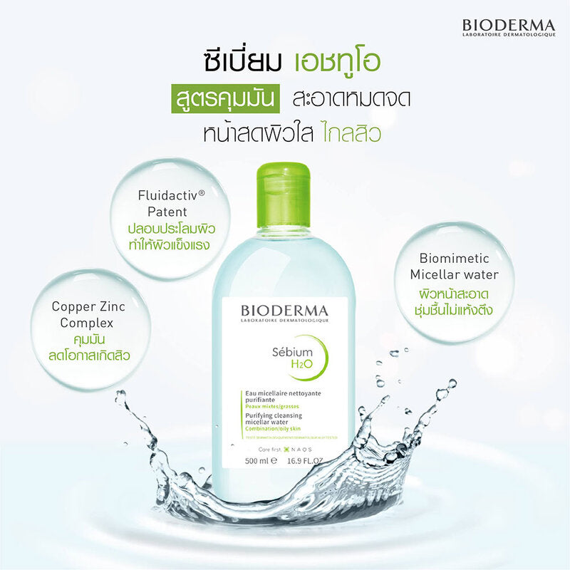 Bioderma Sebium H2O Cleansing Micellar Water 250ml